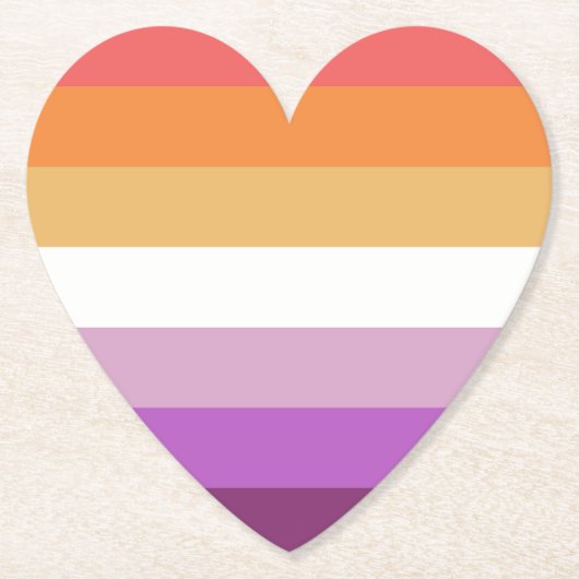 Gay Pride Kartonnen Onderzetters (Voorkant)