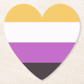 Gay Pride Kartonnen Onderzetters (Voorkant)