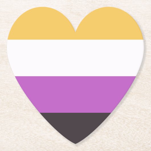 Gay Pride Kartonnen Onderzetters (Voorkant)