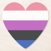 Gay Pride Kartonnen Onderzetters (Voorkant)