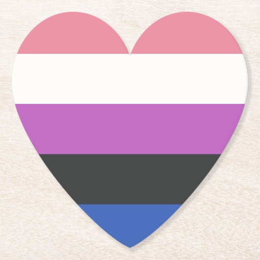 Gay Pride Kartonnen Onderzetters (Voorkant)