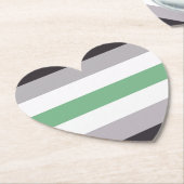 Gay Pride Kartonnen Onderzetters (Gekanteld)