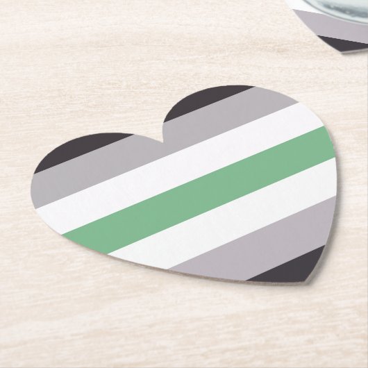 Gay Pride Kartonnen Onderzetters (Gekanteld)