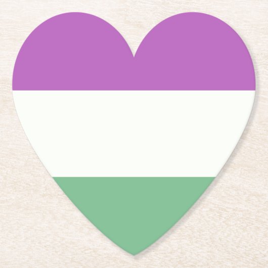 Gay Pride Kartonnen Onderzetters (Voorkant)