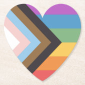 Gay Pride Kartonnen Onderzetters (Voorkant)