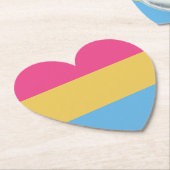 Gay Pride Kartonnen Onderzetters (Gekanteld)