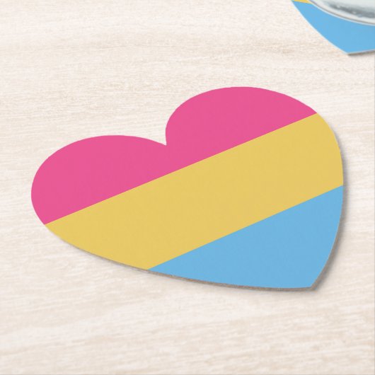 Gay Pride Kartonnen Onderzetters (Gekanteld)