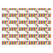 Gay Pride kerstHolly Tafelkleed (Voorkant (Horizontaal))