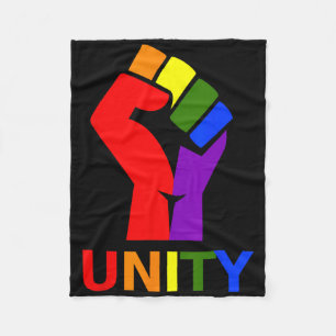 Gay Pride kleding - LGBT weerstaan Shirt en kledin Fleece Deken