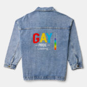 gay pride laden lgbt maand transgender denim jacket (Achterkant)