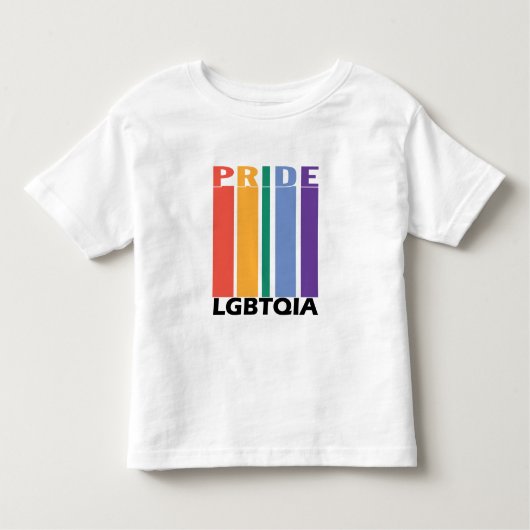 Gay Pride LBGTQIA Rainbow 1 Kinder Shirts (Voorkant)