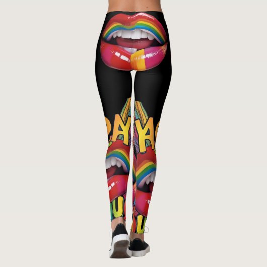 Gay Pride leggings (Achterkant)