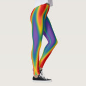Gay Pride Leggings Rainbow Love Stretchy Pants (Rechts)