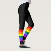 Gay Pride LGBT Colorful Rainbow Leggings (Rechts)