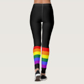 Gay Pride LGBT Colorful Rainbow Leggings (Achterkant)