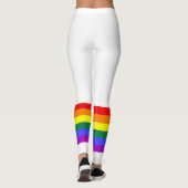 Gay Pride LGBT Colorful Rainbow Love Leggings (Achterkant)