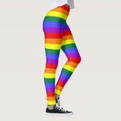 Gay Pride LGBT Colorful Rainbow Patroon Leggings (Rechts)
