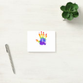Gay Pride LGBT Lesbian Rainbow Flag Post-it® Notes (Kantoor)