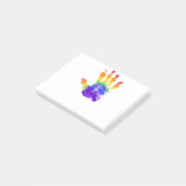 Gay Pride LGBT Lesbian Rainbow Flag Post-it® Notes (Schuin)