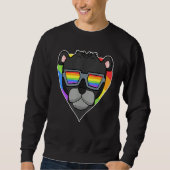 Gay Pride LGBT Rainbow - Black panther - LGBT Hear Trui (Voorkant)