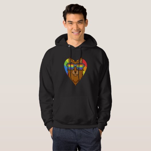 Gay Pride LGBT Rainbow - Cat Breed Somali - LGBT H Hoodie (Voorkant volledig)