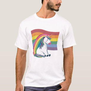 Gay Pride LGBT Rainbow Eenhoorn T-shirt