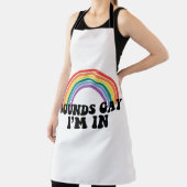 Gay Pride LGBT Rainbow-geluiden die ik binnen ben Schort (Insitu)