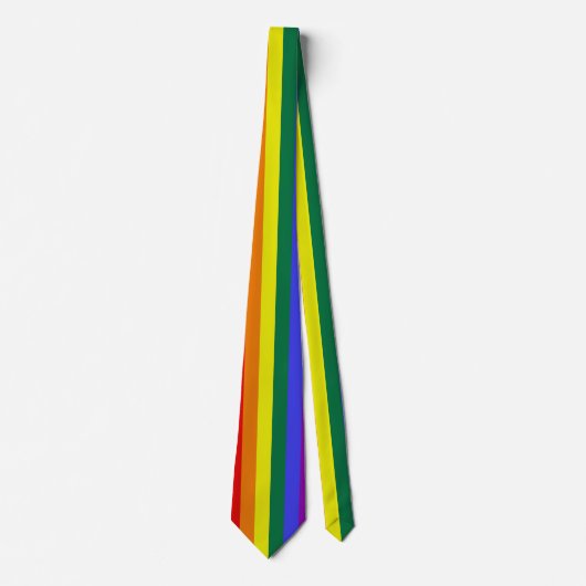 Gay Pride LGBT Rainbow Stropdas (Voorkant)