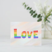 Gay Pride LGBT regenboogvlag Liefde LGBTQ Briefkaart (Staand voorkant)