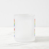 Gay Pride LGBT regenboogvlag Liefde LGBTQ Matglas Koffiemok (Center)