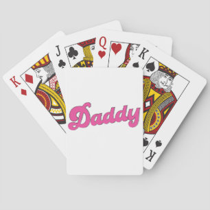 Gay Pride LGBT Roze Beer Gay Daddy Pokerkaarten