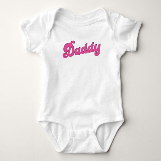 Gay Pride LGBT Roze Beer Gay Daddy Romper (Voorkant)