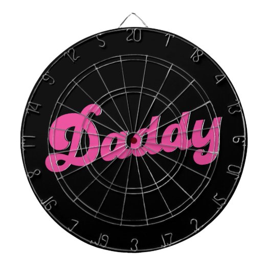 gay pride lgbt roze Beer gay papa Dartbord (Voorkant)