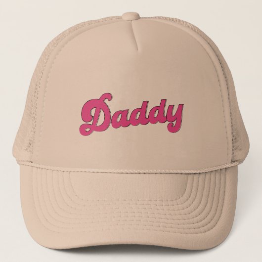 gay pride lgbt roze Beer gay papa Trucker Pet (Voorkant)