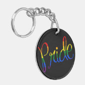 Gay PRIDE LGBT-sleutelhanger Sleutelhanger (Voorkant Links)