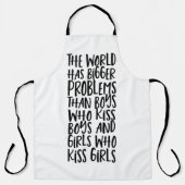 Gay Pride LGBT-wereld heeft grotere problemen Schort (Voorkant)