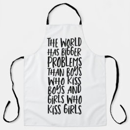 Gay Pride LGBT-wereld heeft grotere problemen Schort