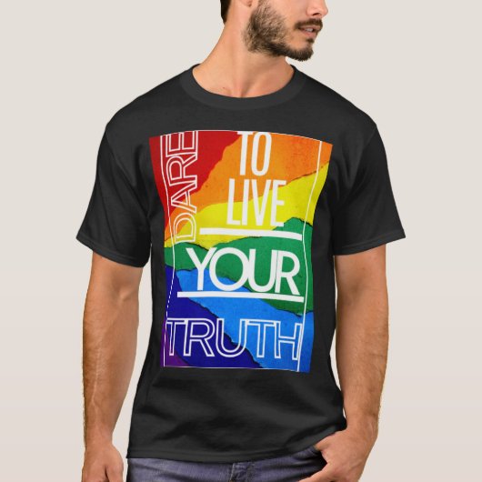 Gay Pride LGBTQ Mannen T-shirt (Voorkant)