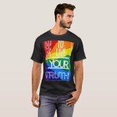 Gay Pride LGBTQ Mannen T-shirt (Voorkant volledig)