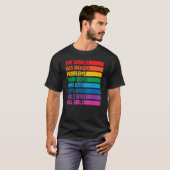 Gay Pride LGBTQ Rainbow The World Has Bigger Probl T-shirt (Voorkant volledig)