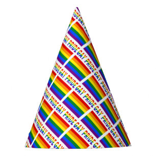 Gay Pride LGBTQ Regenboog Tegel Feest Feesthoedjes