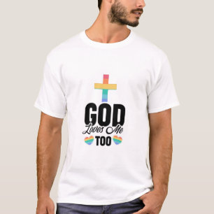 Gay Pride   LGBTQ Religieuze Christelijke Jezus Gi T-shirt