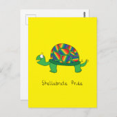 Gay Pride LGBTQ schildpad schildpad Briefkaart (Voorkant / Achterkant)