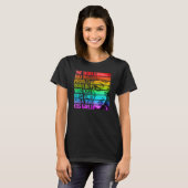 Gay Pride LGBTQ  The World Has Bigger Problems Rai T-shirt (Voorkant volledig)