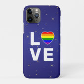 Gay Pride Liefde Regenboog Hart Case-Mate iPhone Case (Achterkant)