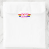 Gay Pride Liefde voor iedereen Hart Sticker (Tas)