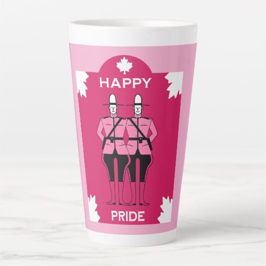 Gay Pride maand Canada Latte Mok (Voorkant)