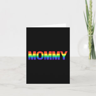 Gay Pride Maand Lgbtq Moeders Dag Regenboogvlag Qu Kaart