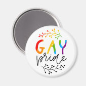 Gay Pride Magneet (Voorkant / Achterkant)