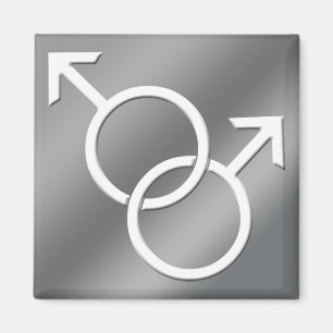 Gay Pride Magnets Same-Sex Man Love Fridge Magnets Magneet